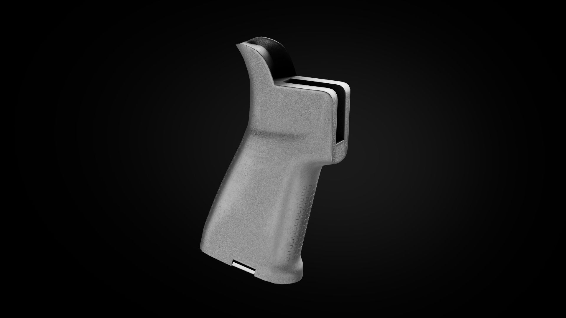 Custom Modular Assault Rifle AR-15  Low-poly 3D model_16