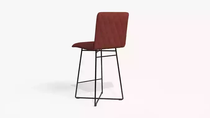 Bar Stool Red
