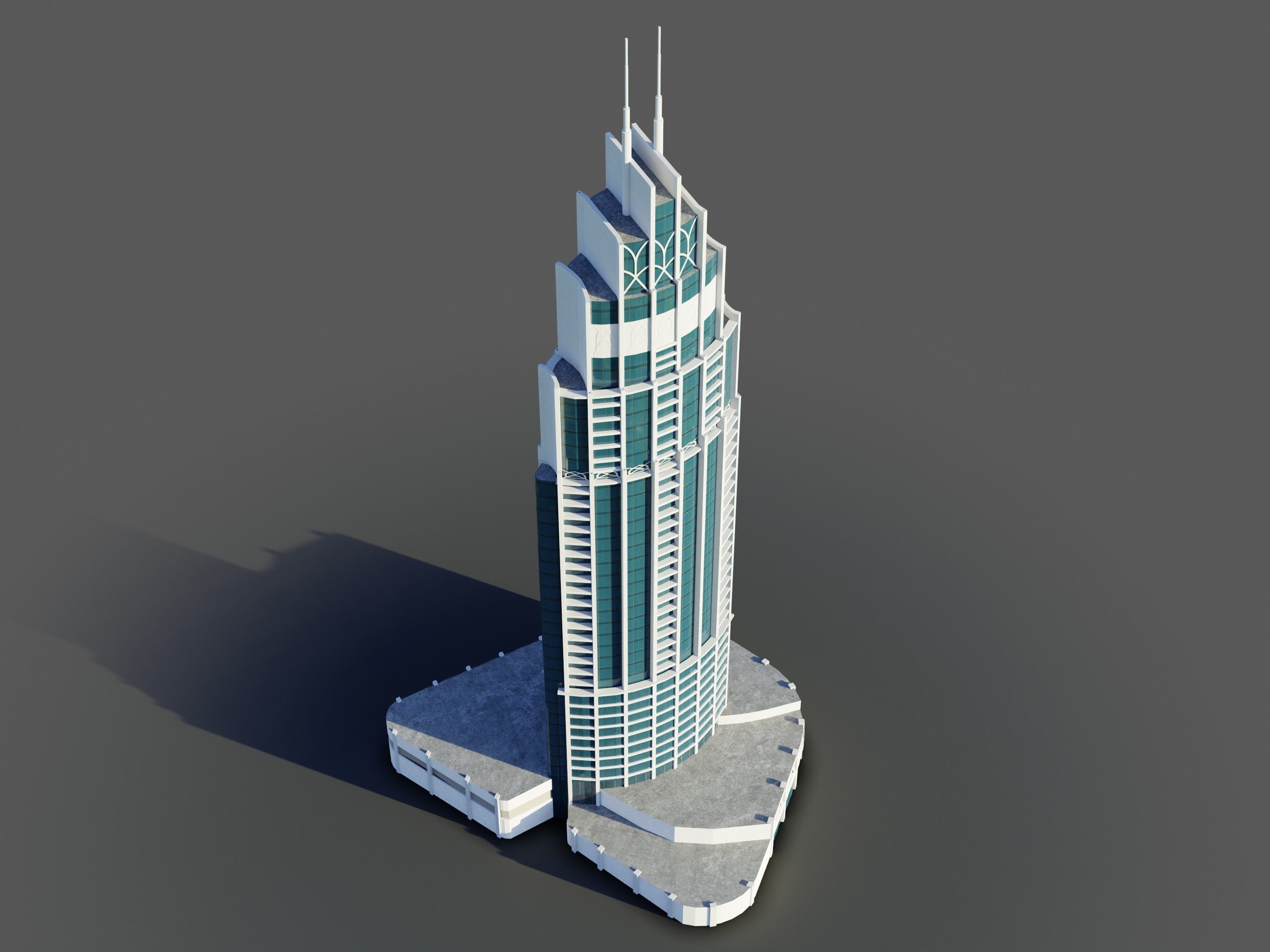 address boulevard 1 - Dubai 3D model_6