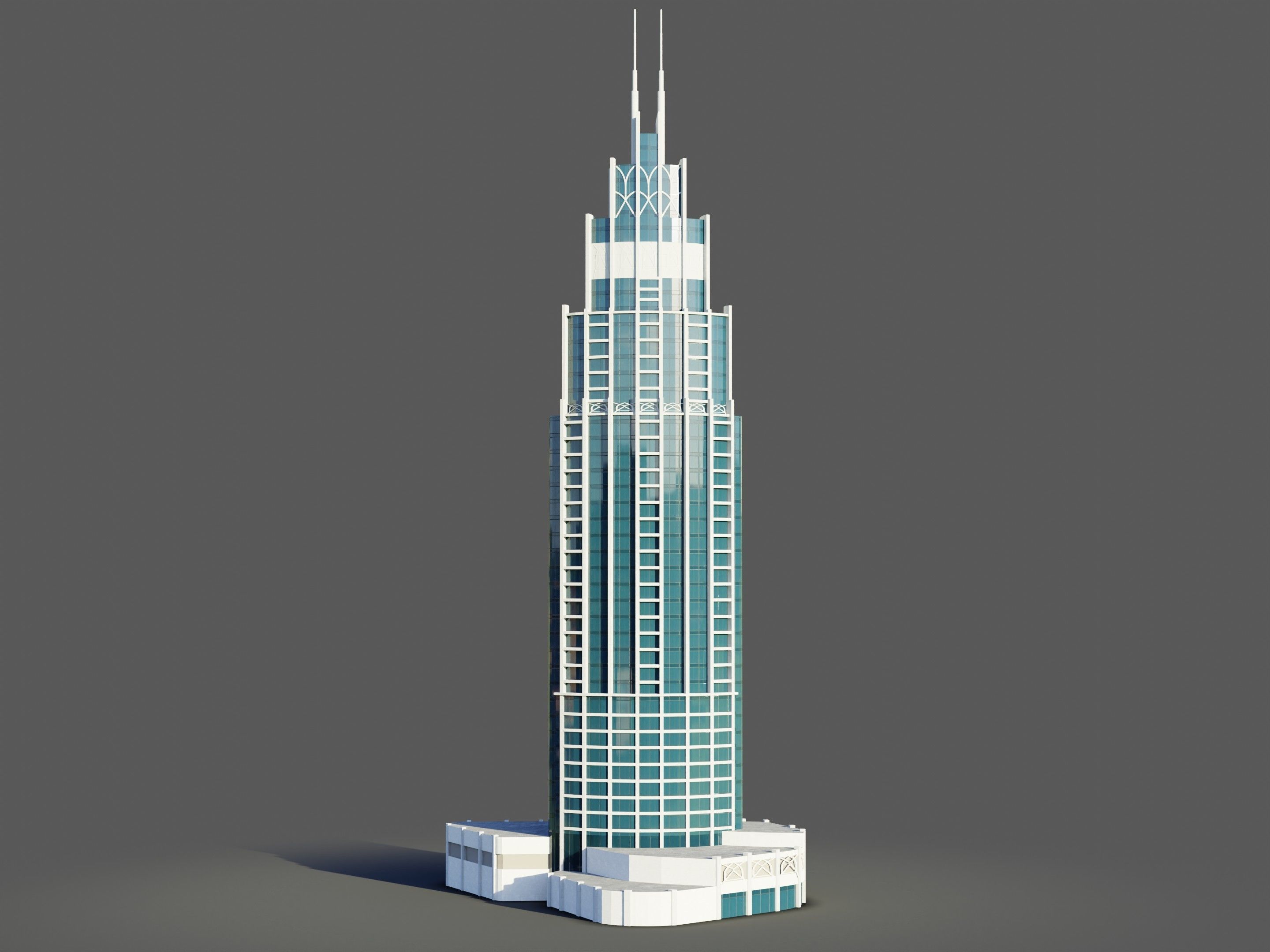 address boulevard 1 - Dubai 3D model_3