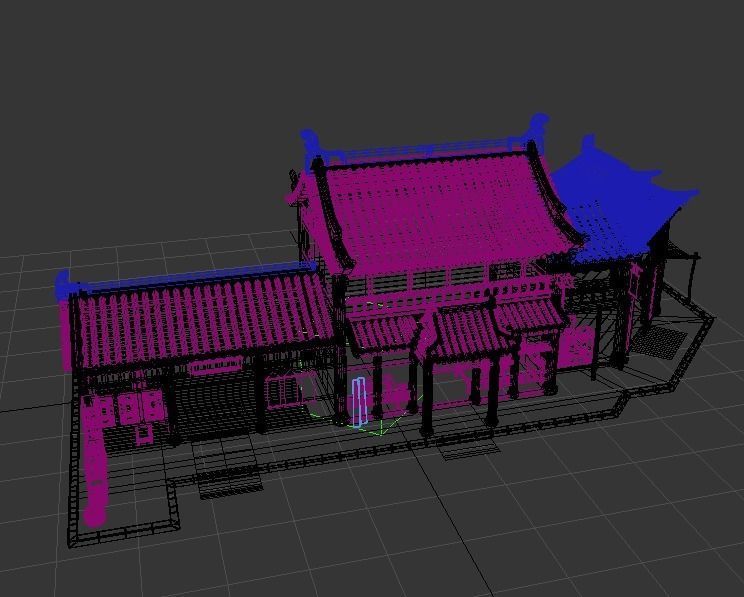 Old houses 3D model_9