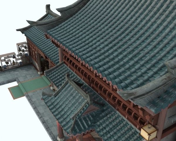 Old houses 3D model_5