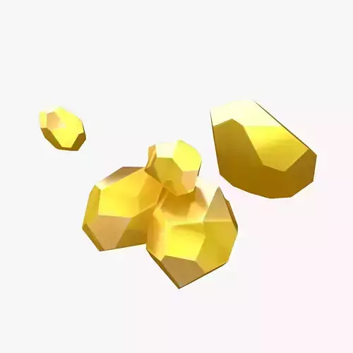 gem stone Low-poly 3D model