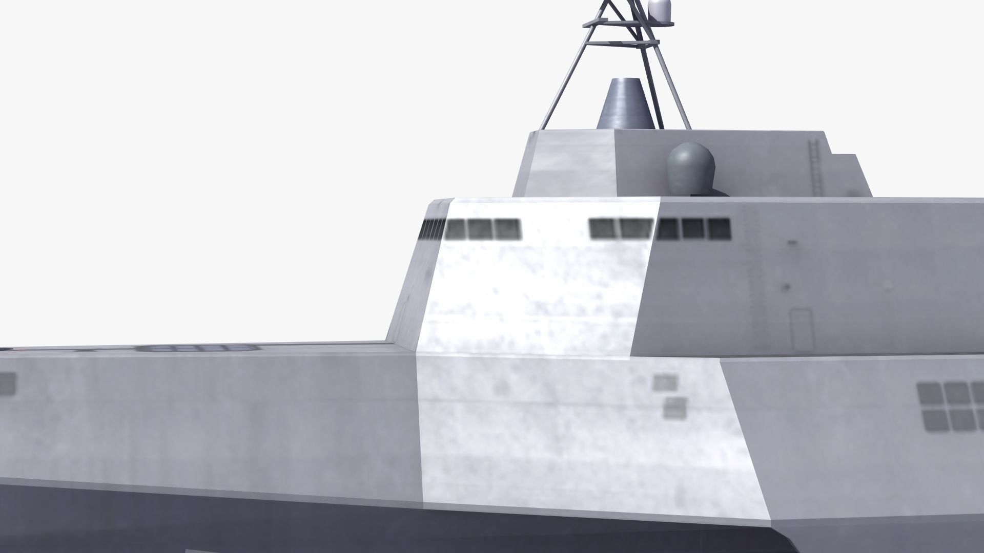 LCS-6 USS Jackson LOD1 Low-poly 3D model_22