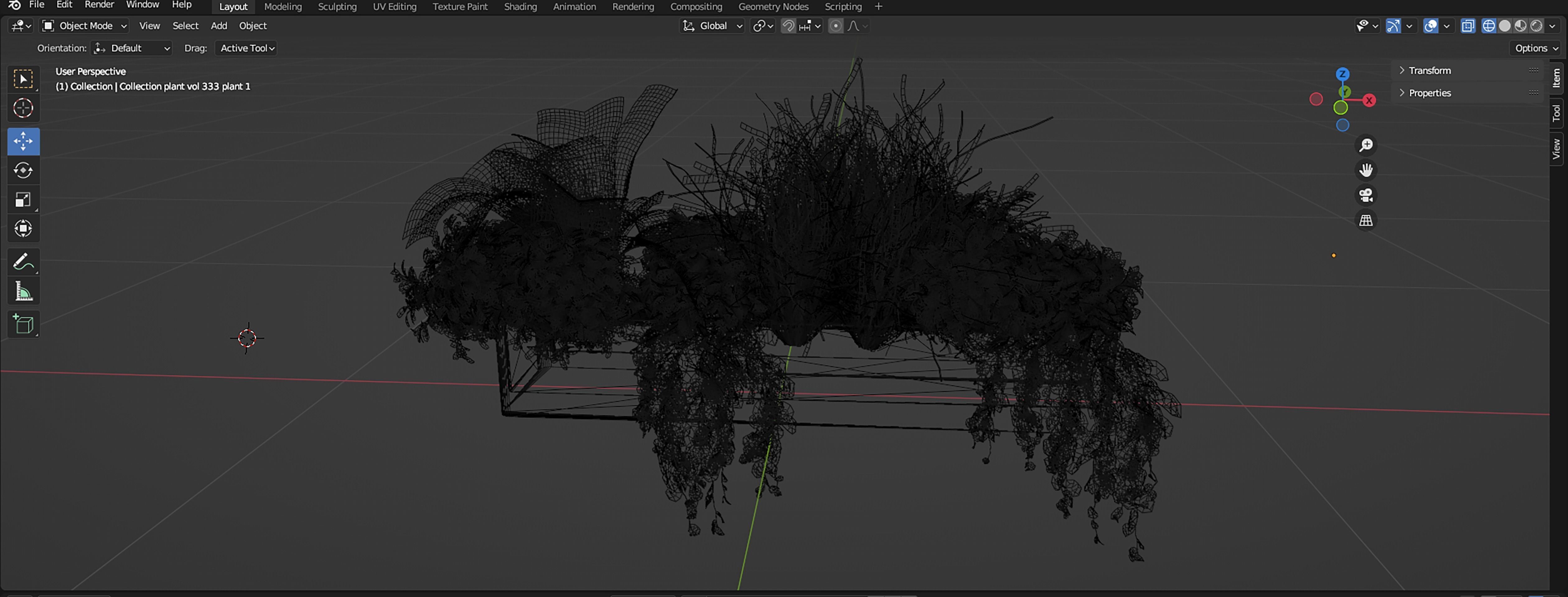 Collection plant vol 333 - blender model  3D model_7