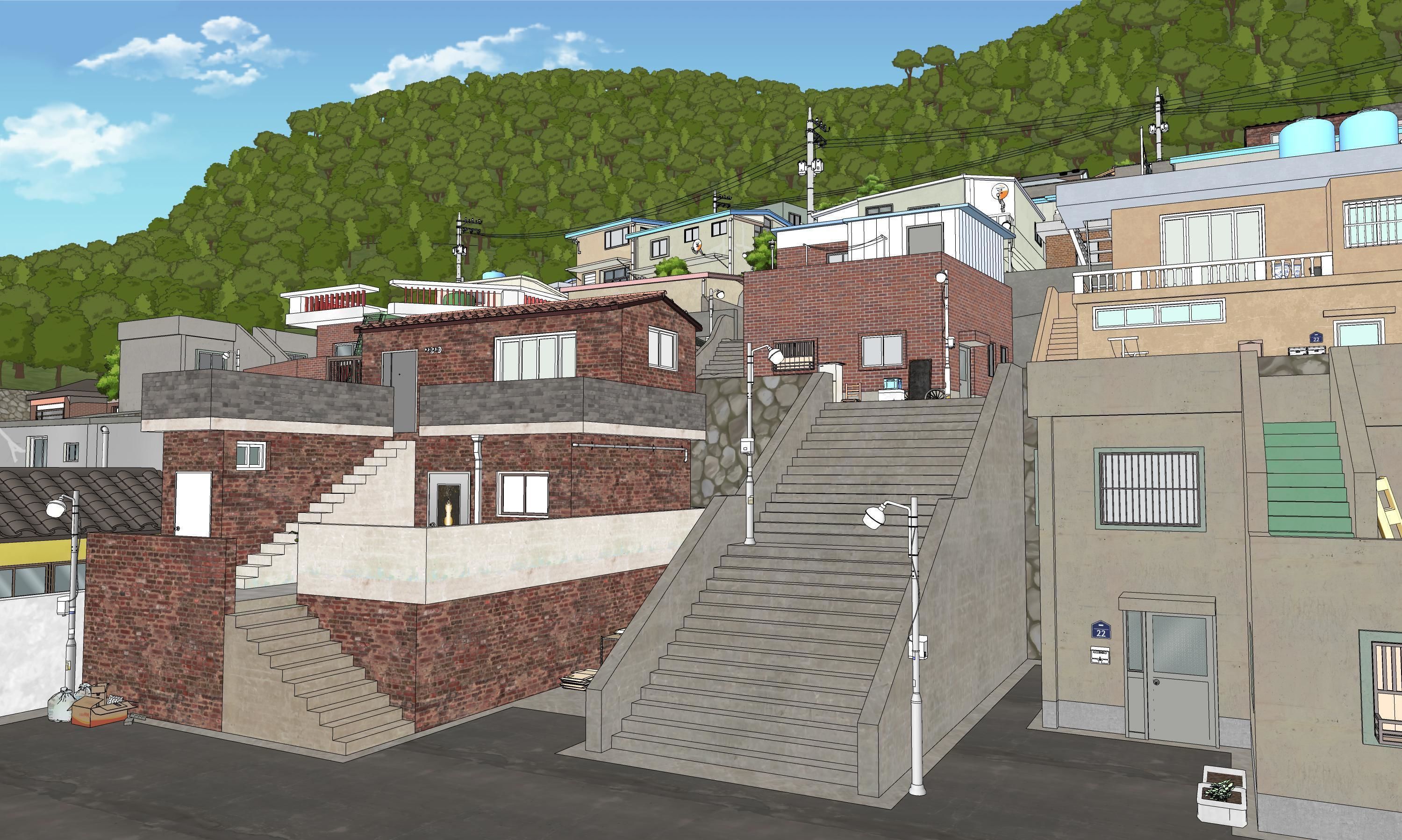 Slum Shanty Town Street 3D model | CGTrader