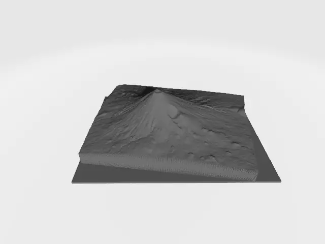 Mount Fuji 3D model_0