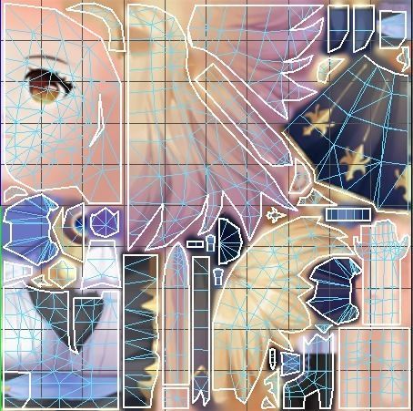 Cartoon Girl Low-poly 3D model_5