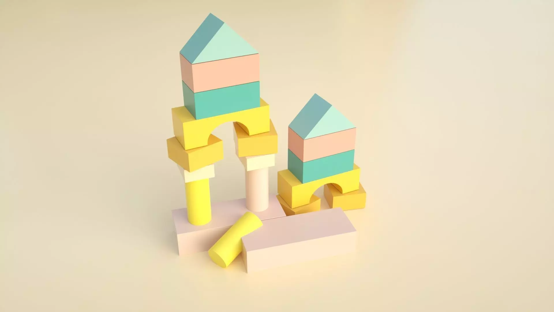 Building block toys  puzzle toys 3D model_0
