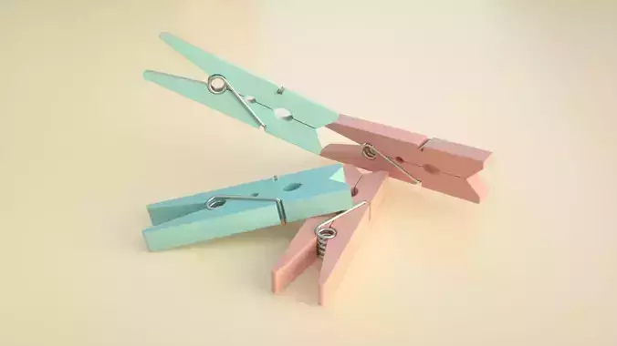 Clip Clothes clip 3D model