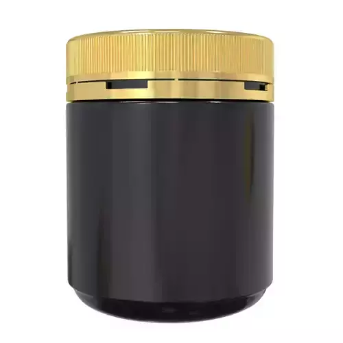 Supplement Bottle with 3D Product Mockup 3D model