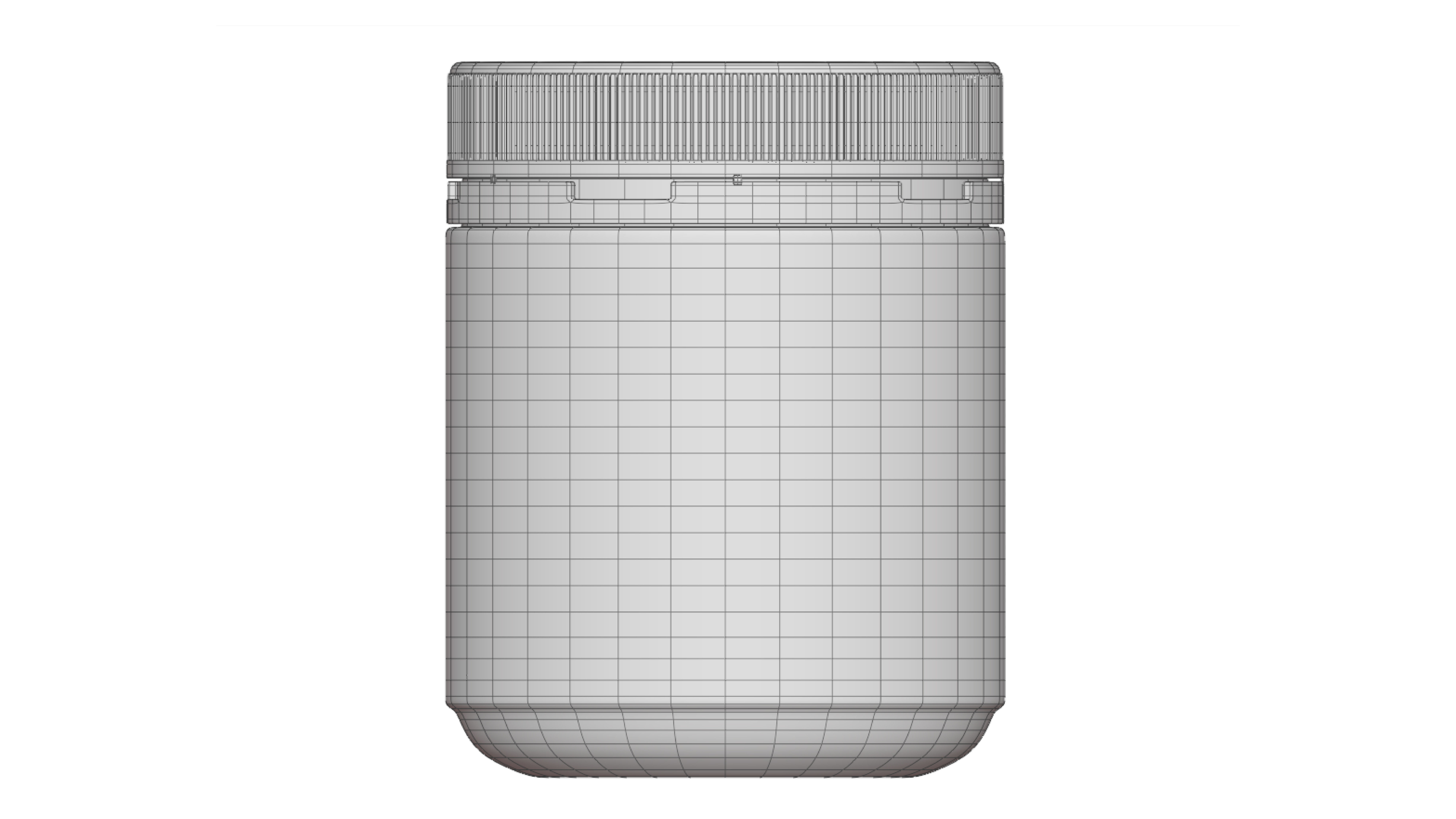 Supplement Bottle with 3D Product Mockup 3D model_5