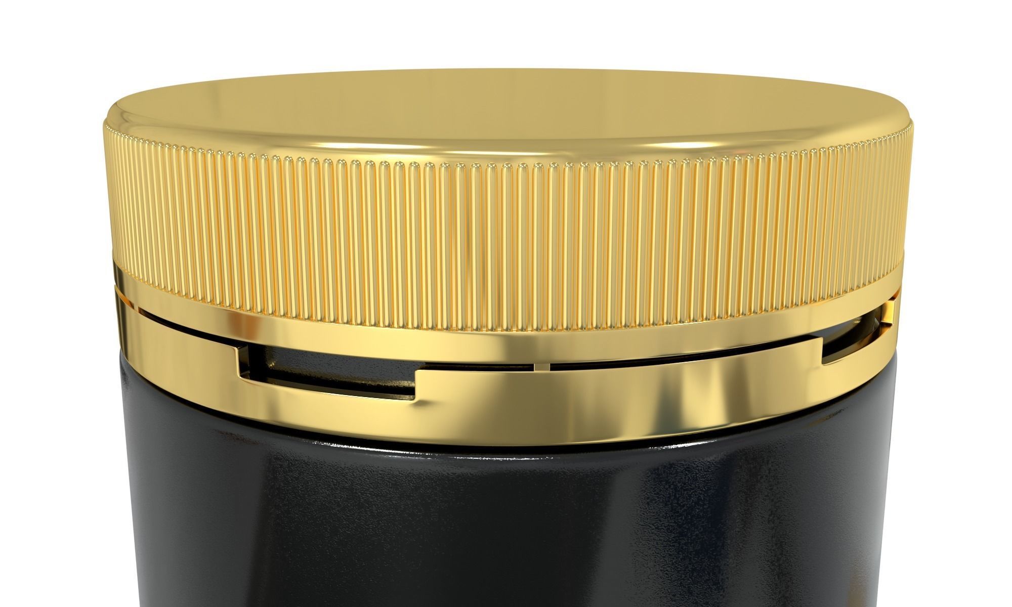 Supplement Bottle with 3D Product Mockup 3D model_1