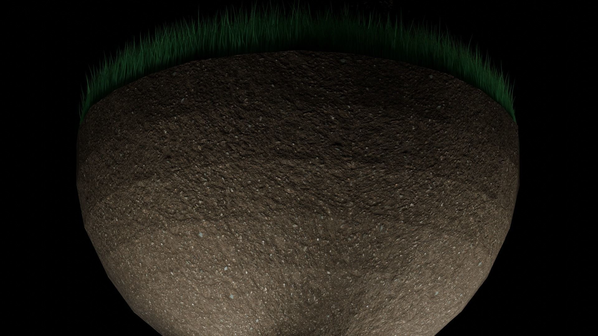 glass ball Low-poly 3D model_3