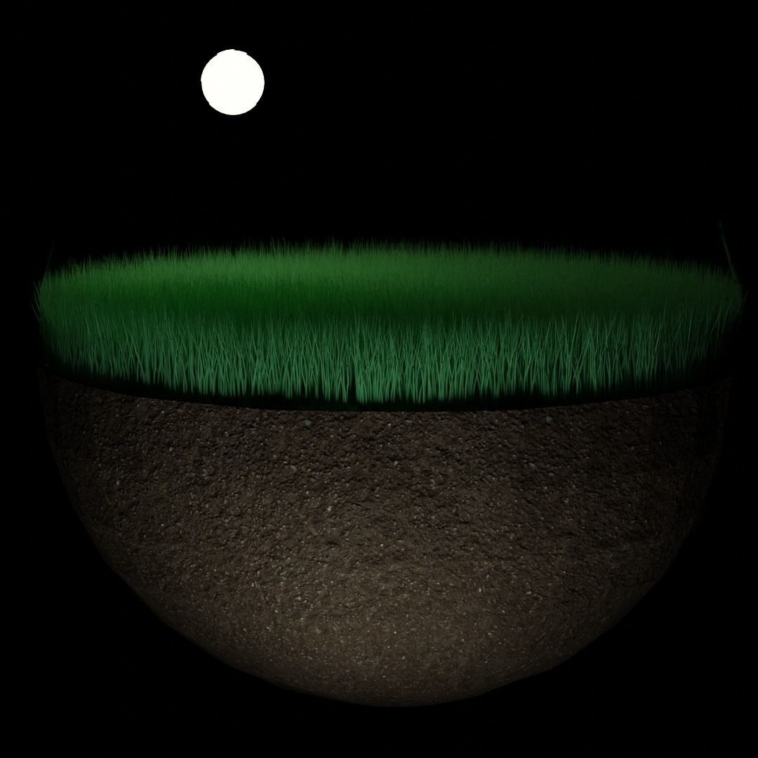 glass ball Low-poly 3D model_6