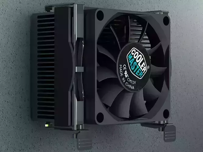 DI4-7H53D-08 Cooler Master CPU Cooler 3300rpm 3D model