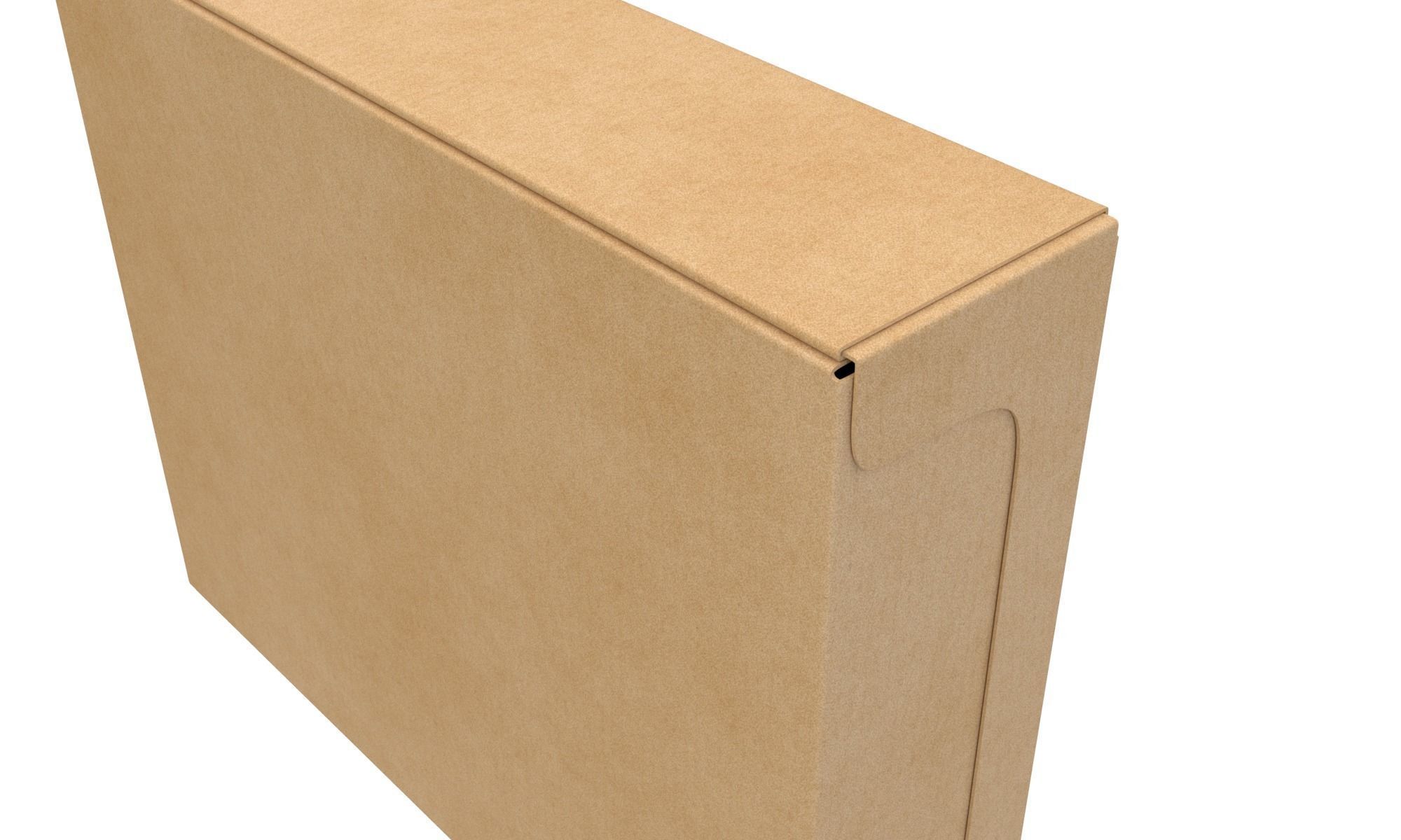 Packaging Box with 3D Product Mockup 3D model_3