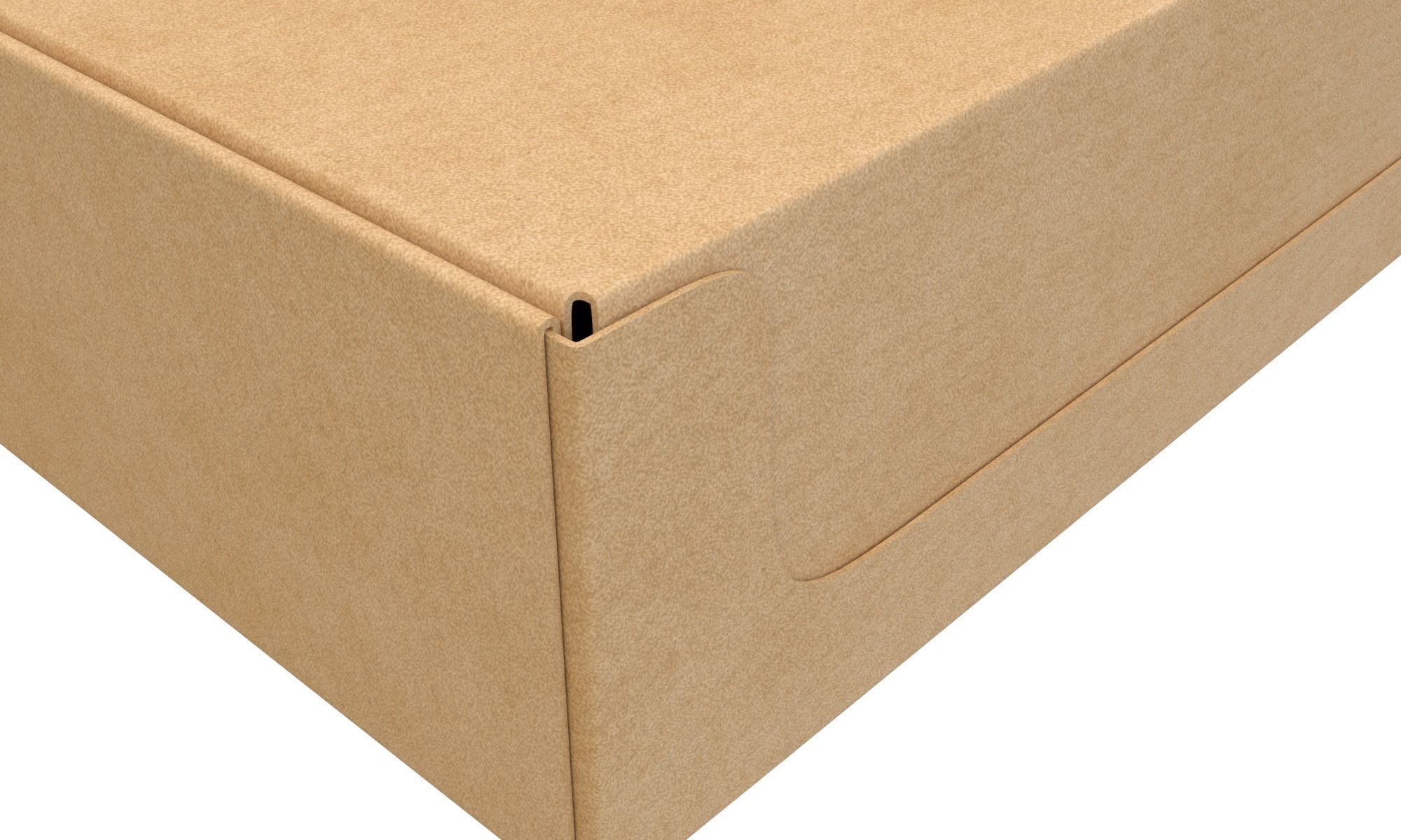 Packaging Box with 3D Product Mockup 3D model_1