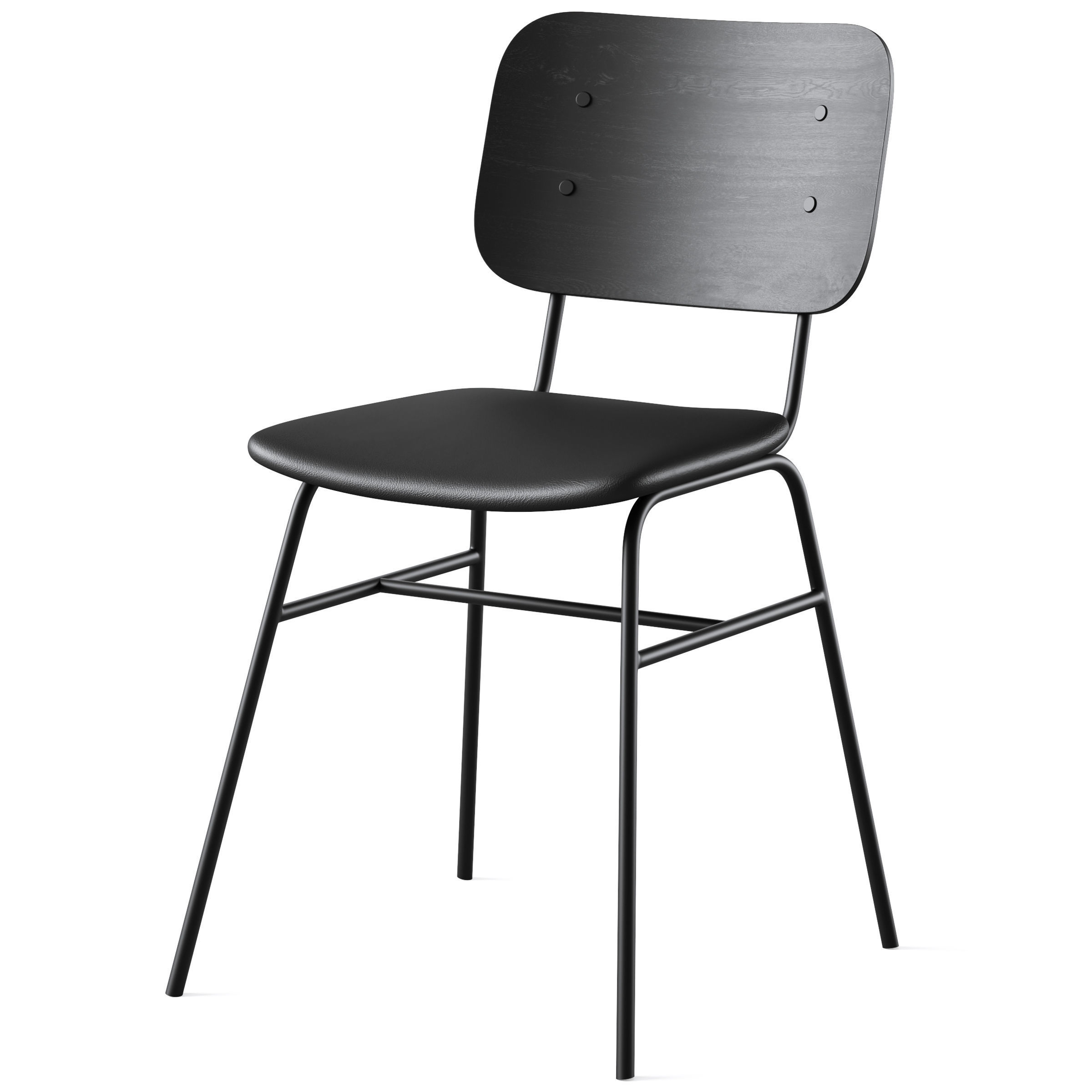 Dining Table BAKERGO and chair BRENT 3D model_2