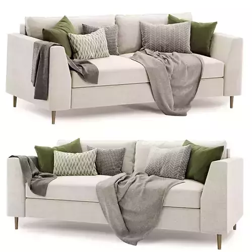 mila modern sofa 3D model
