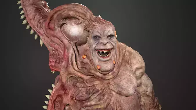Butcher Low-poly 3D model