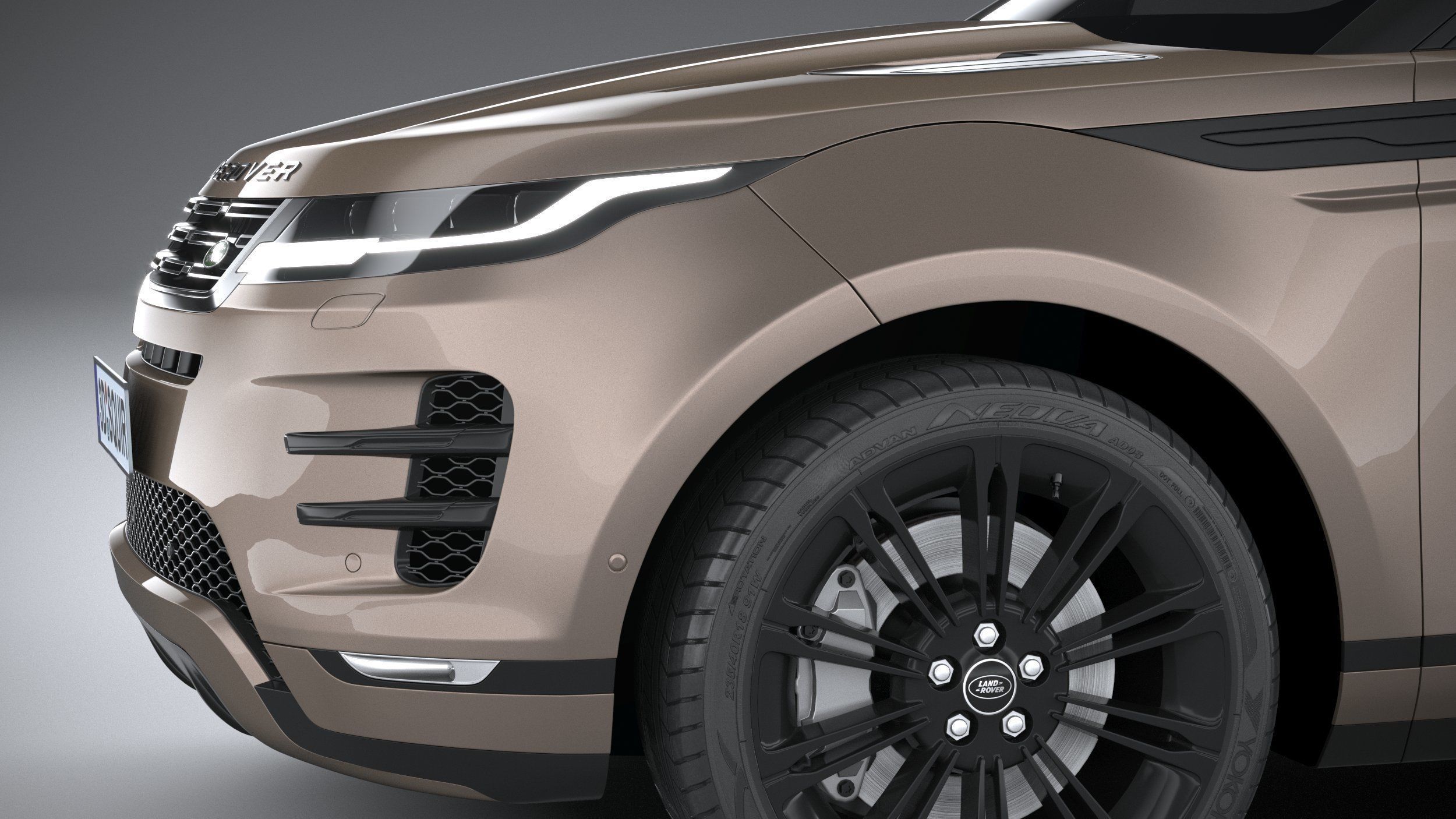 Land Rover Range Rover Evoque 2024 3D model_3