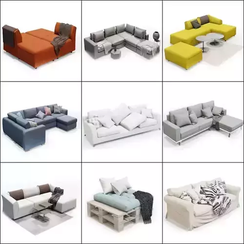 Collection of 10 Modern Sofa Couch