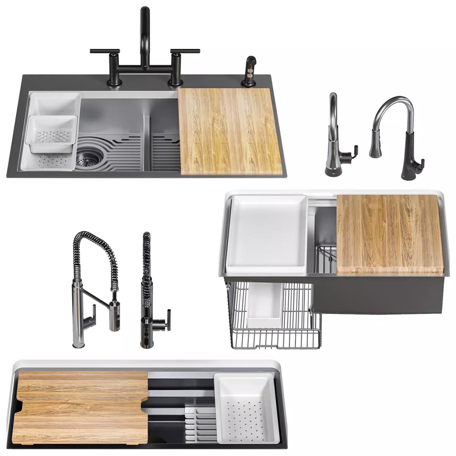 Kohler sink set2 3D model_0