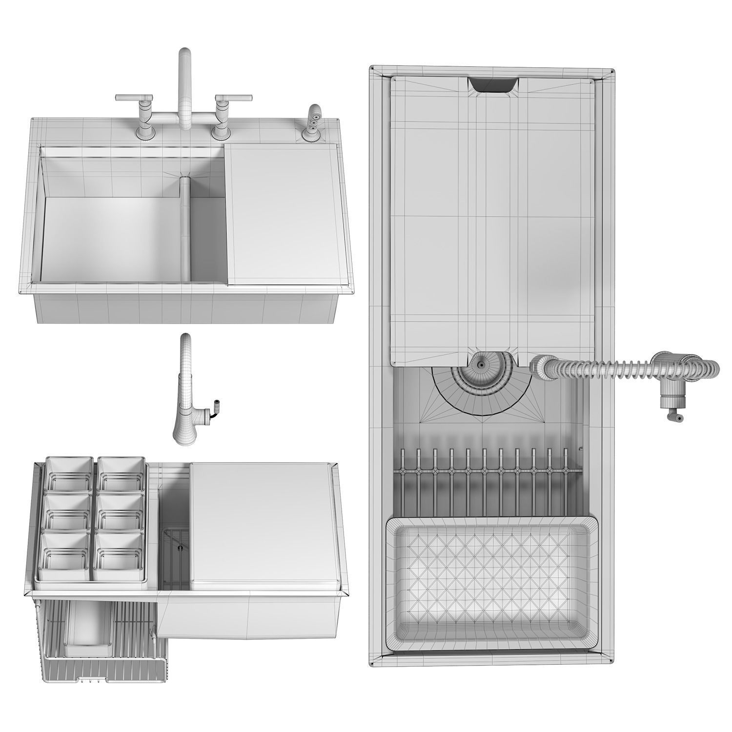 Kohler sink set2 3D model_6