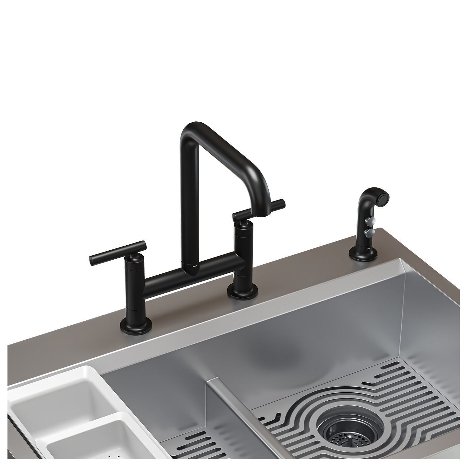Kohler sink set2 3D model_4