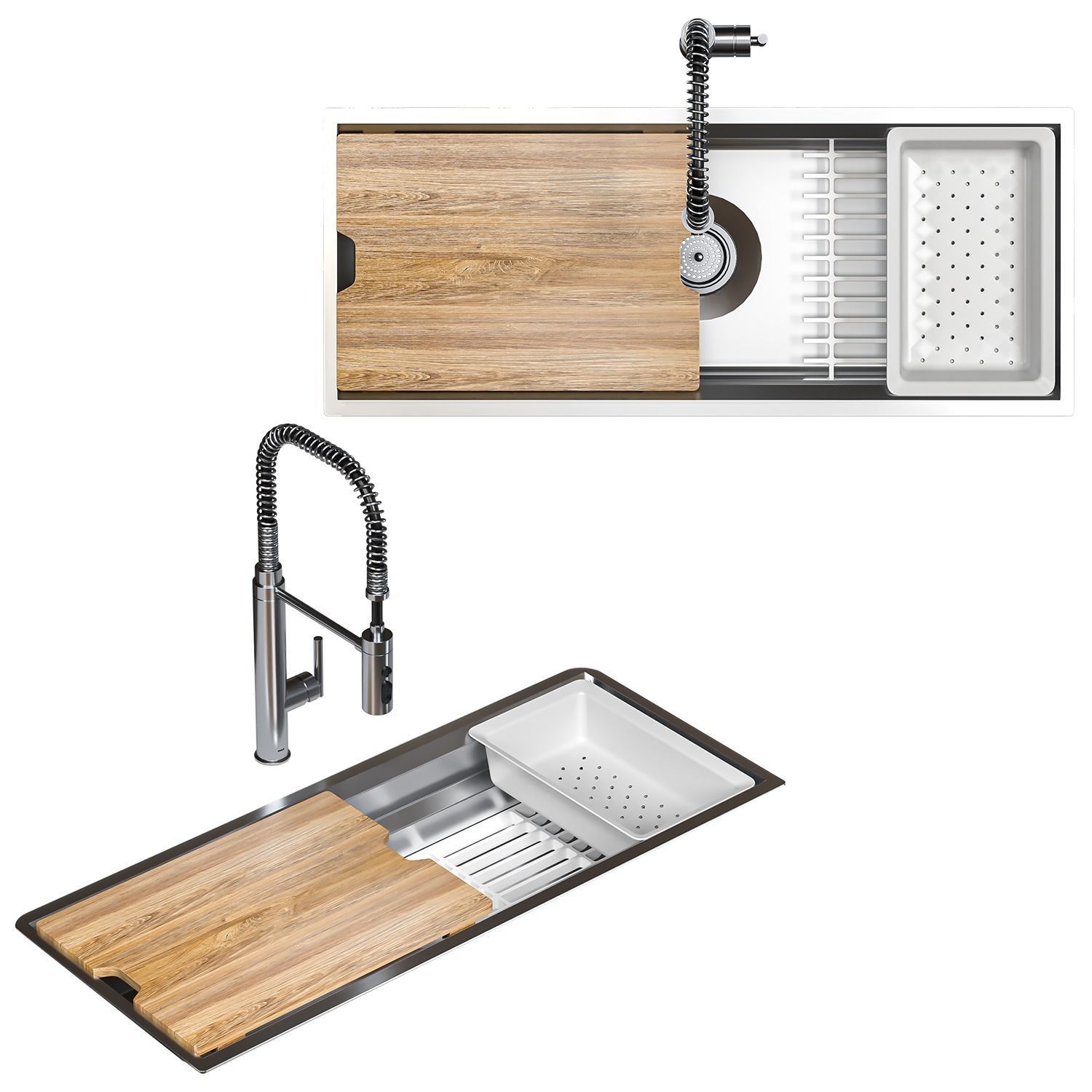 Kohler sink set2 3D model_3