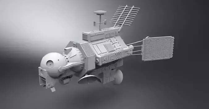 Space Intruder Detector Scale model