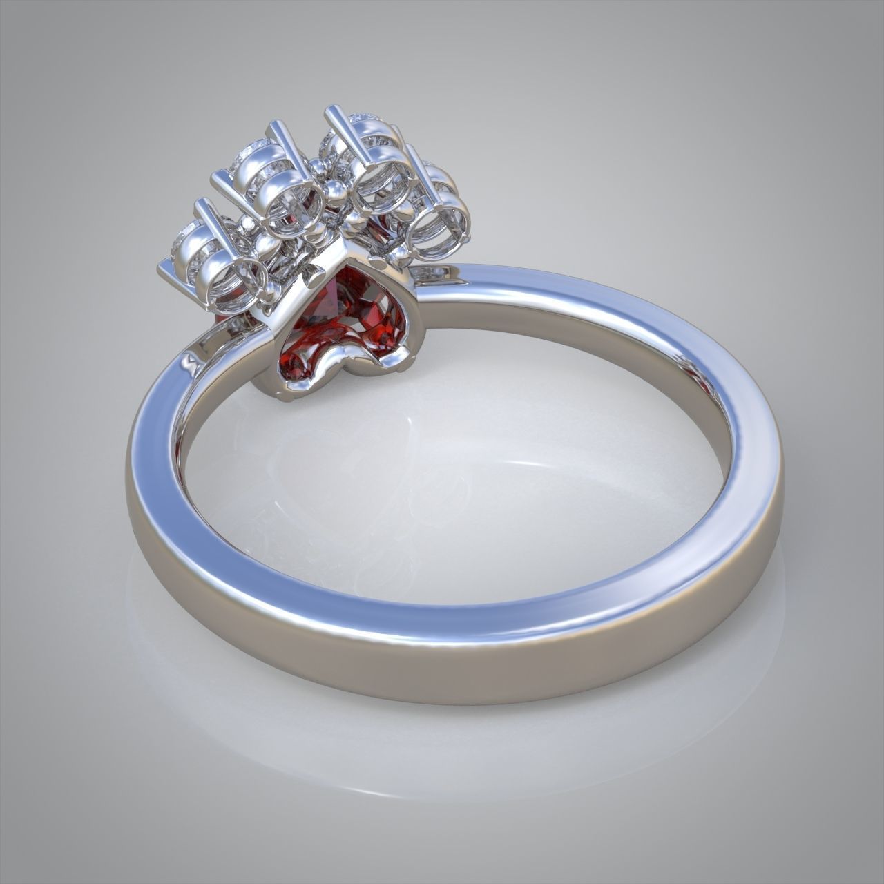 Diamond ring 0388 3D printable model10 3D print model_10