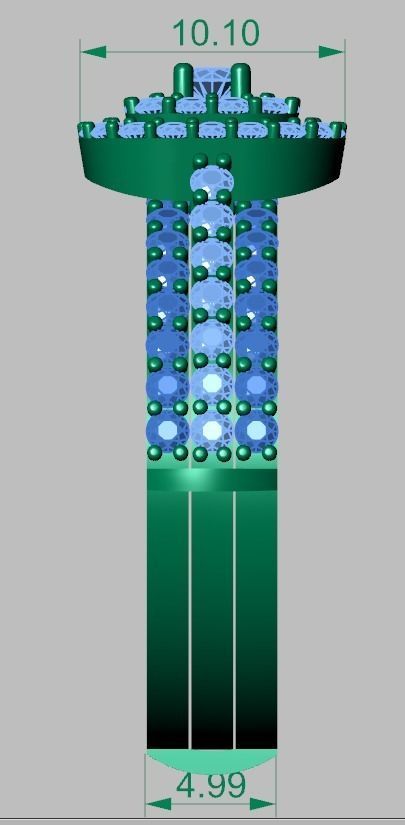 Diamond ring 0389 3D printable model 9 3D print model_17