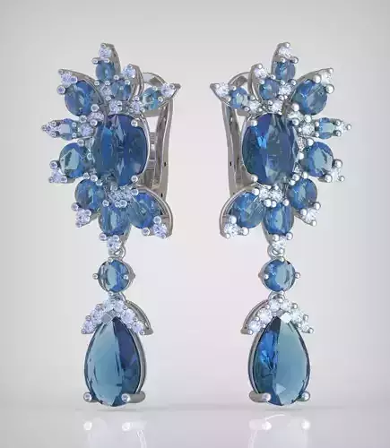 Earring model 0273 3D printable model13