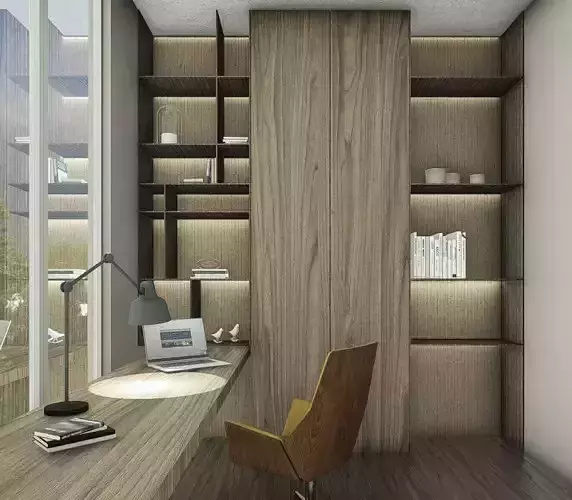 WORKTABLE FURNITURE 3D model