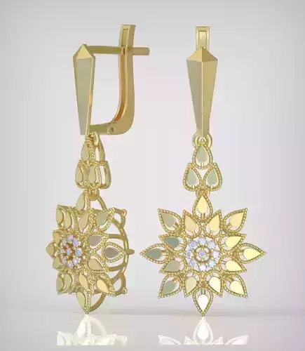 Earring model 0275 3D printable model