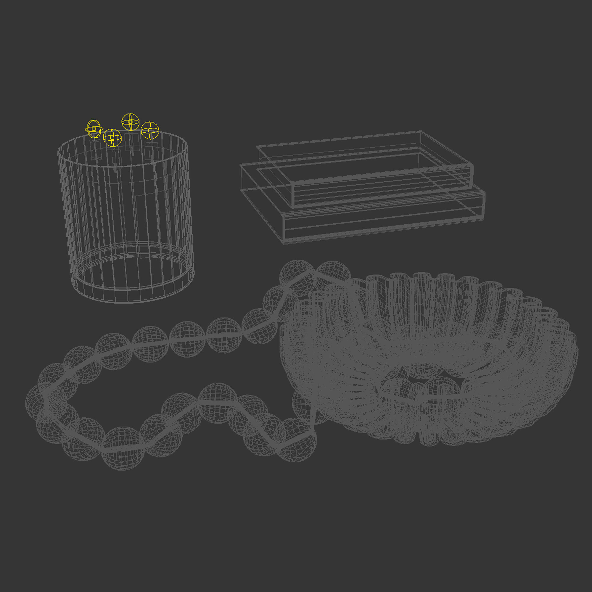 Coffee table decor 03 3D model_8
