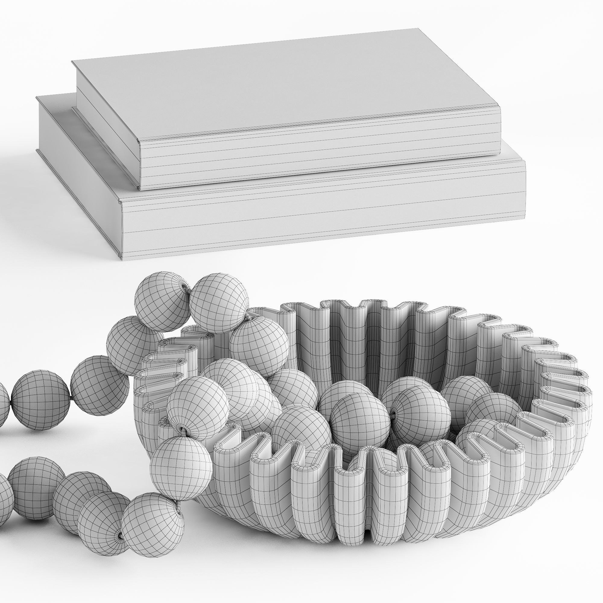 Coffee table decor 03 3D model_6