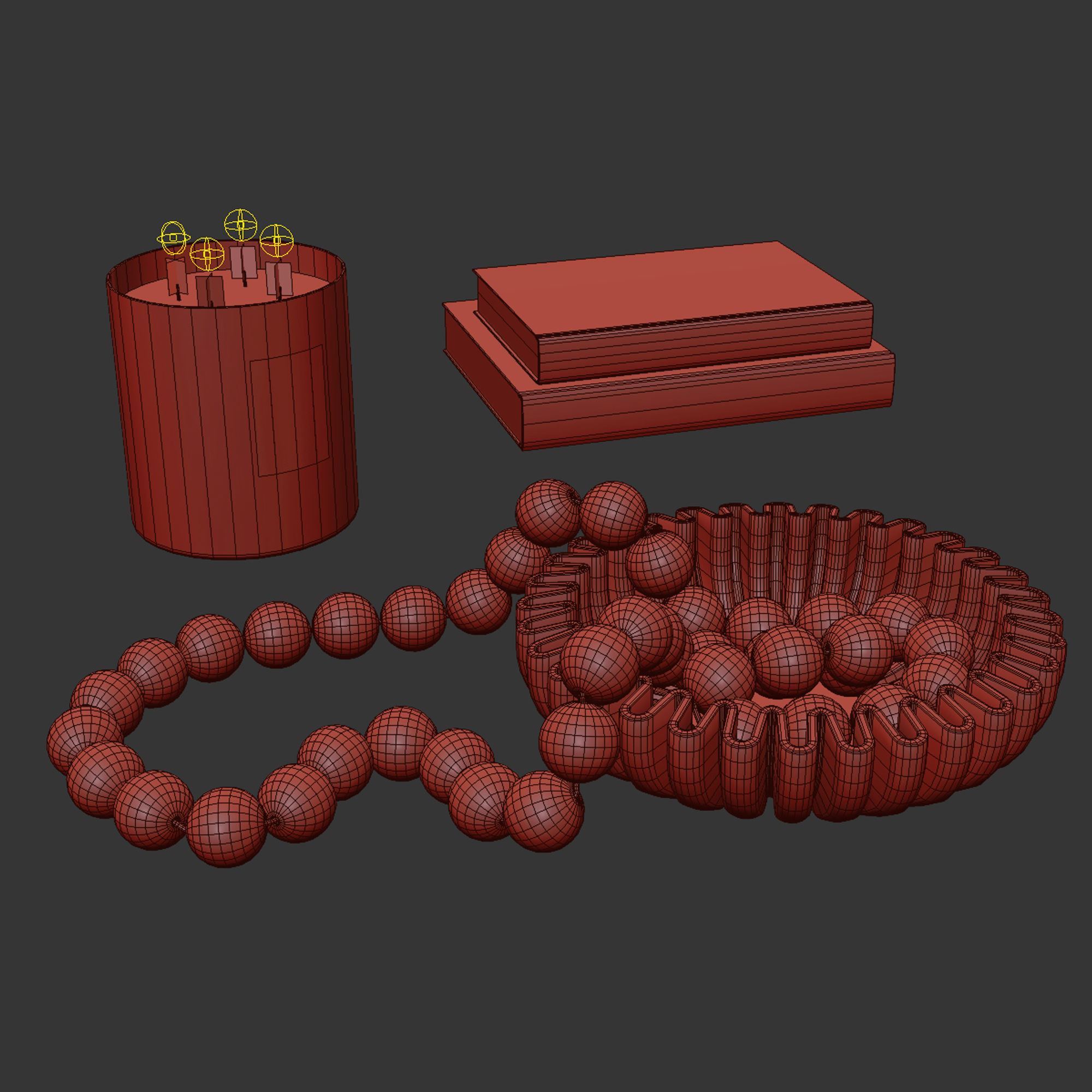 Coffee table decor 03 3D model_9