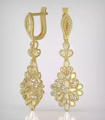 Earring model 0277 3D printable model