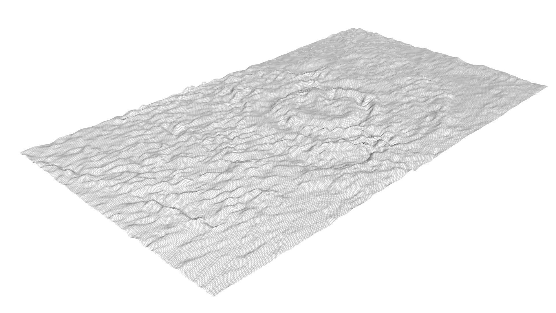 Mars Volcano 3D model_14