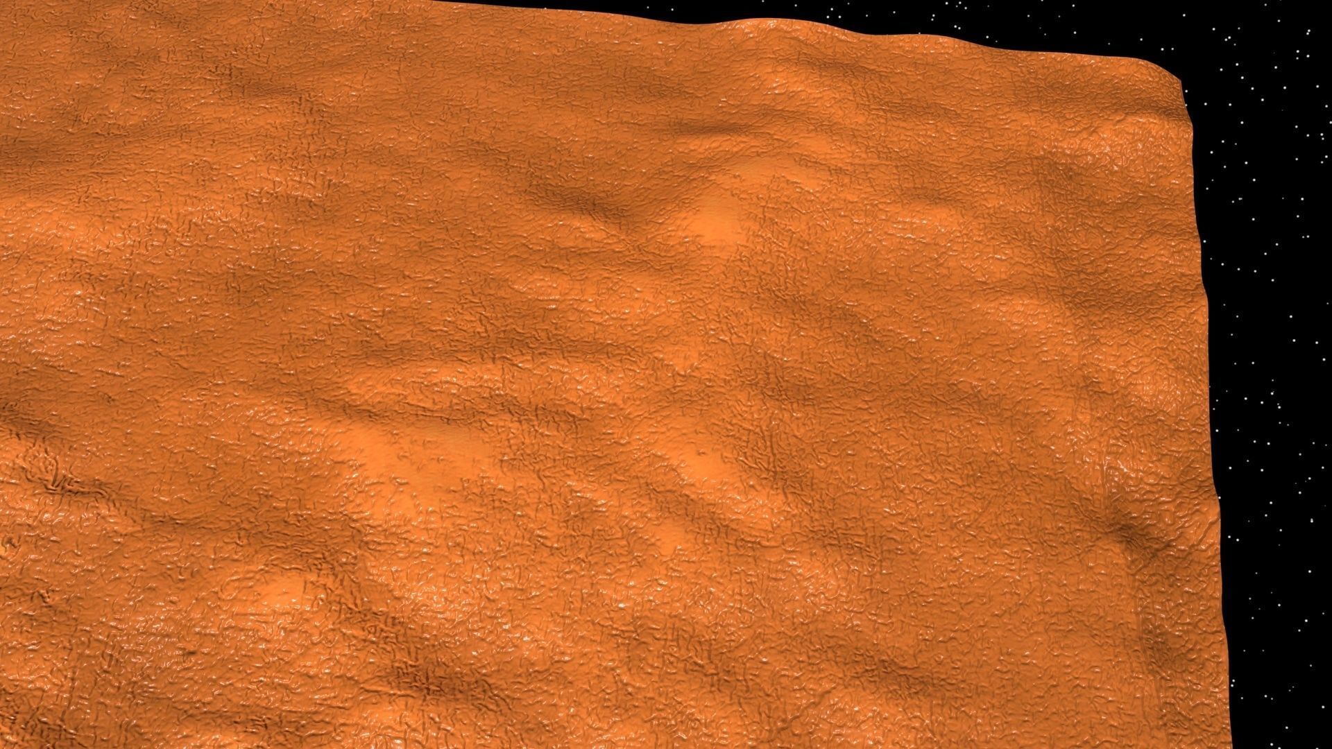 Mars Volcano 3D model_2