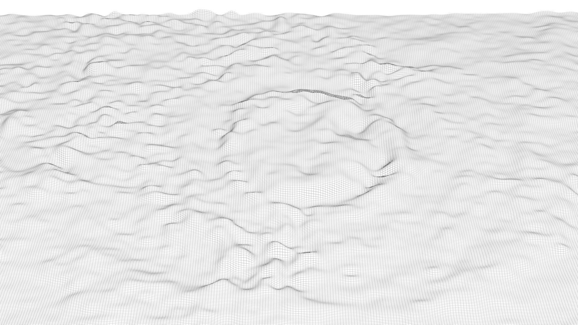 Mars Volcano 3D model_10