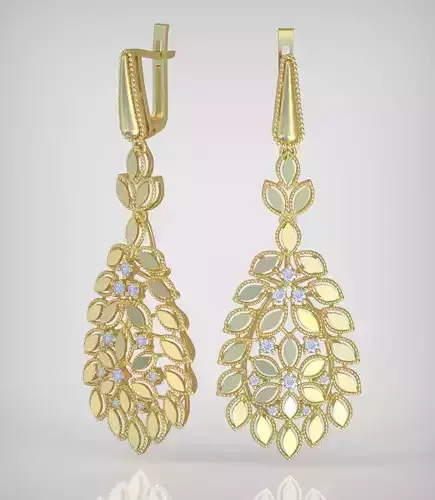 Earring model 0278 3D printable model