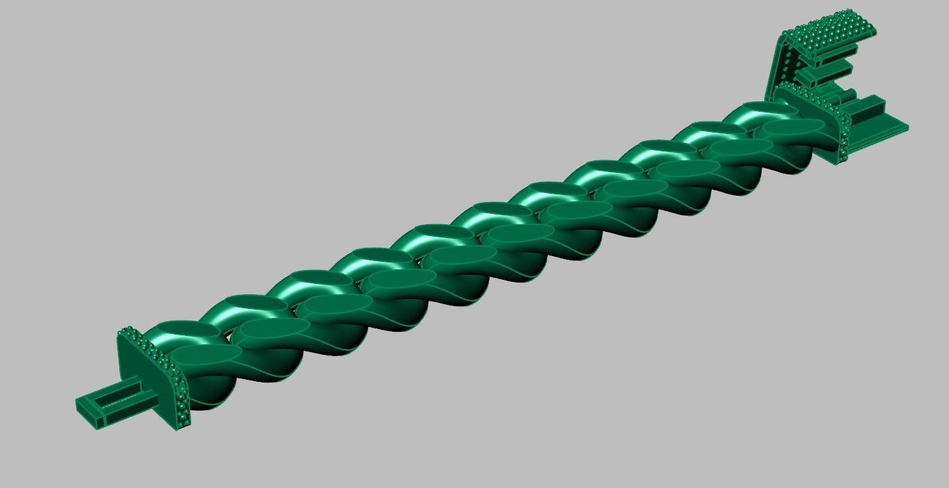Bracelet model 3D printable model 0031-15 3D print model_22
