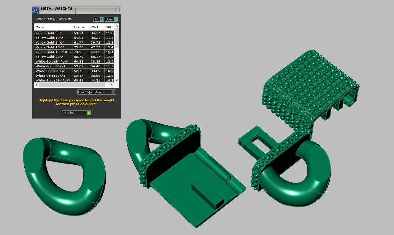 Bracelet model 3D printable model 0031-15 3D print model_19