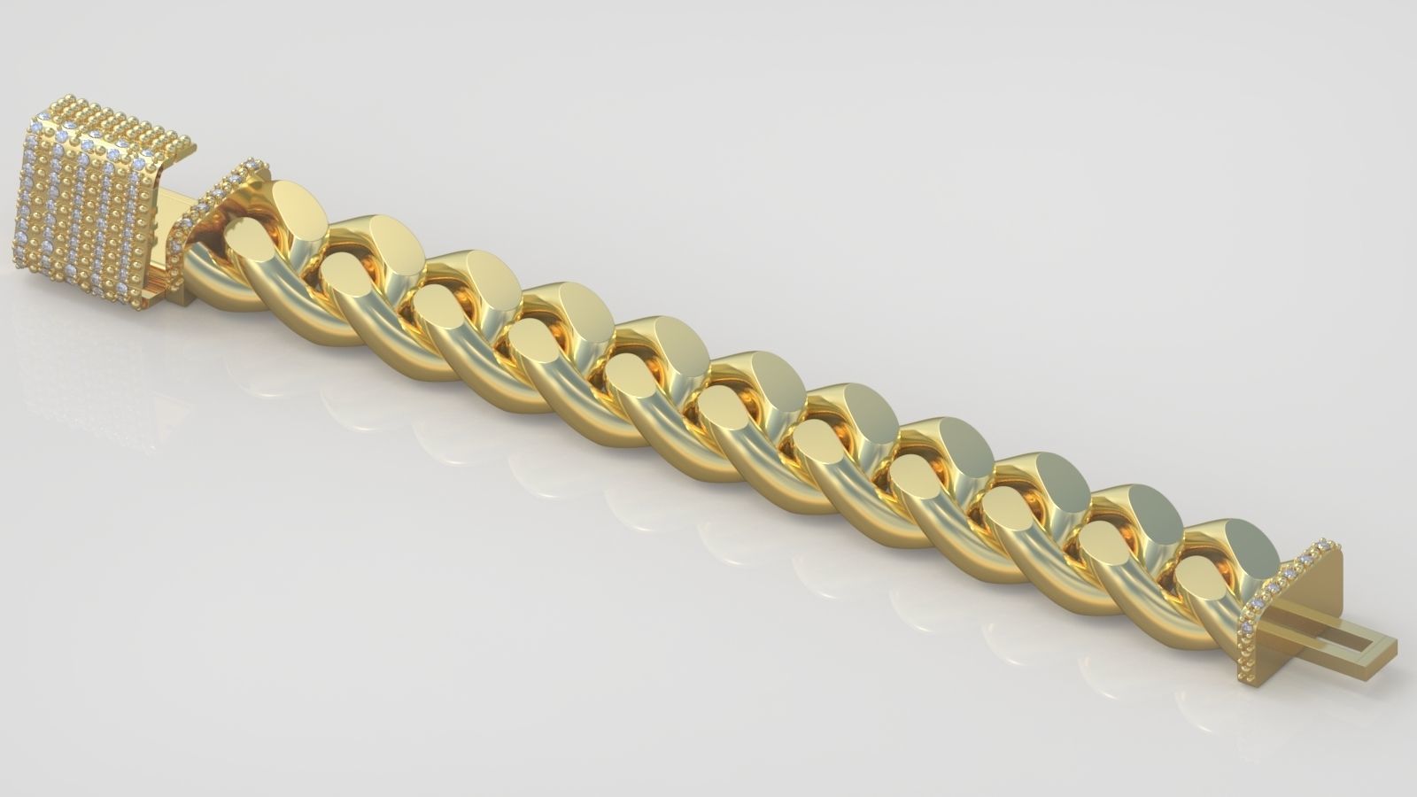 Bracelet model 3D printable model 0031-15 3D print model_5