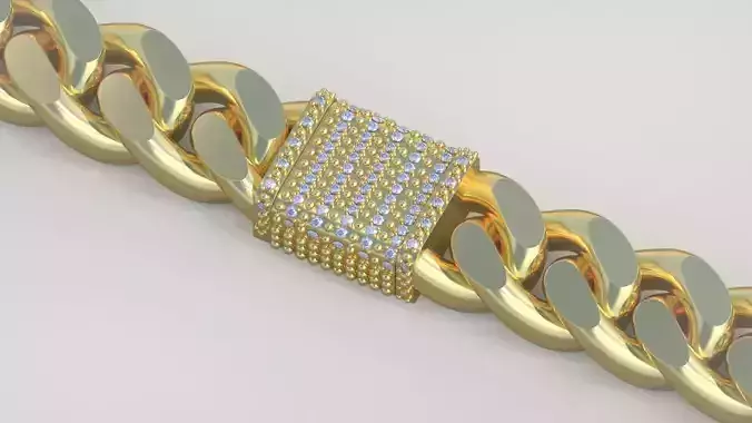Bracelet model 3D printable model 0031-15 3D print model