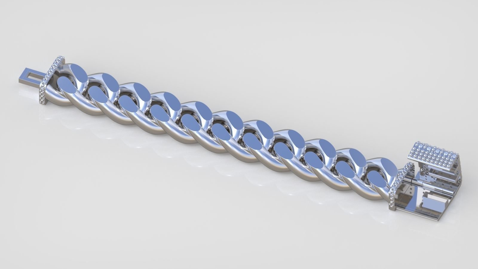 Bracelet model 3D printable model 0031-15 3D print model_3